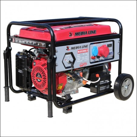 MLG9300/2 Generator monofazat 230V, 10kVA, cu roti transport