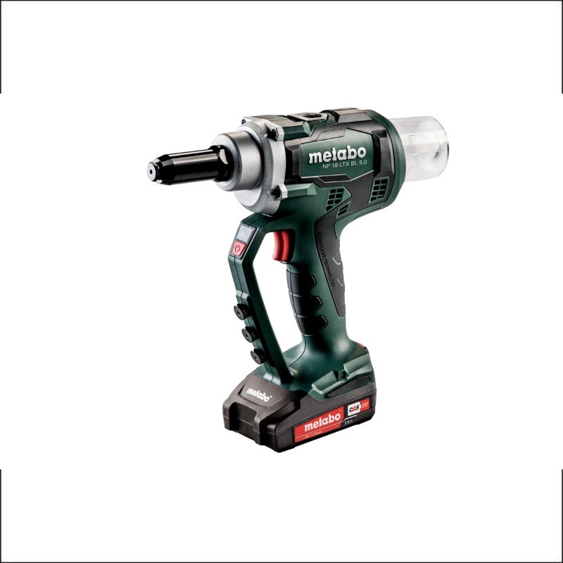 619002500 METABO  Pistol nituri NP 18 LTX BL 5.0, diametru nituri 5 mm