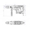 600766500 METABO Ciocan rotopercutor KHEV 8-45 BL, putere 1150W,12.2 J 600766500 METABO Ciocan rotopercutor KHEV 8-45 BL, putere 1150W,12.2 J