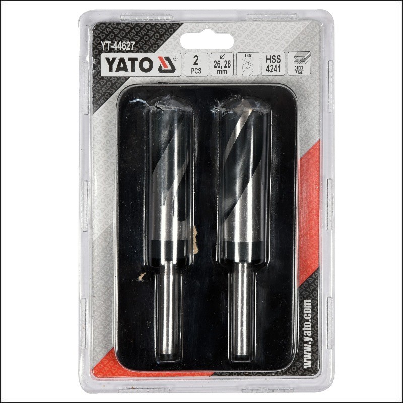 YT-44627 YATO Set burghie pentru metal 26 - 28 mm, 2 buc