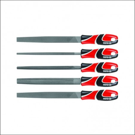 YT-6239 YATO Set 5 pile, lungime 250 mm, din otel T 12