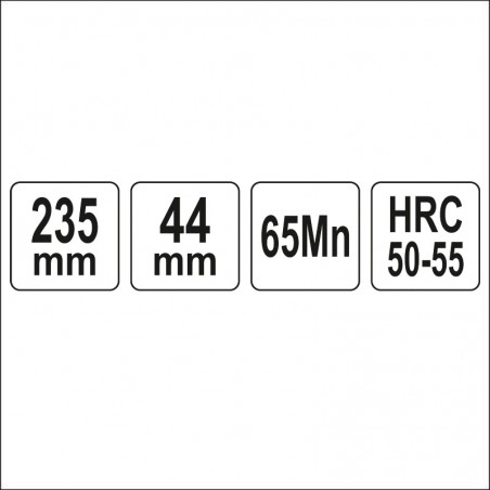 YT-62900 YATO Rindea manuala cu cadru metalic 235 mm