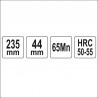 YT-62900 YATO Rindea manuala cu cadru metalic 235 mm