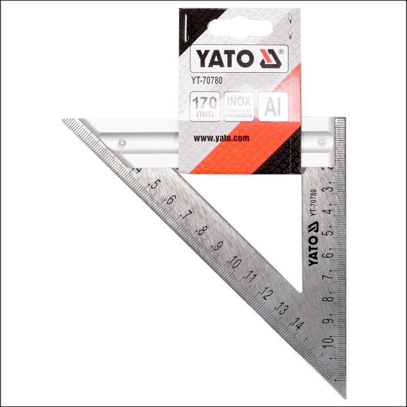 YT-70780 YATO Echer metalic cu talpa, 170 mm