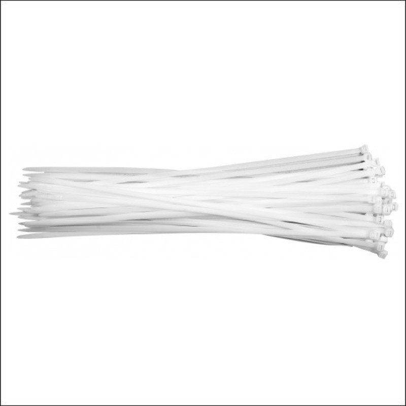 YT-70635 YATO  Set  50 coliere din plastic 500 x 7.6 mm, albe