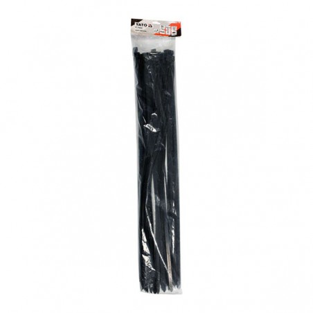 YT-70659 YATO Set 50 coliere din plastic 760 x 12.6 mm, negre