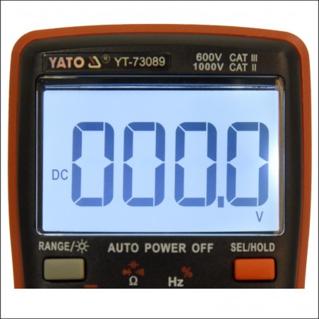 YT-73089 YATO Multimetru digital, LCD 9999