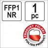 YT-74862 YATO Masca de protectie pentru praf cu valva