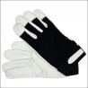 YT-74639 YATO Manusi de lucru din bumbac si piele naturala, marime 8