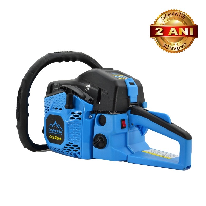 CCS5800A CAMPINA Drujba motofierastrau cu lant, pe benzina 52CC, 4CP, lama 45 cm