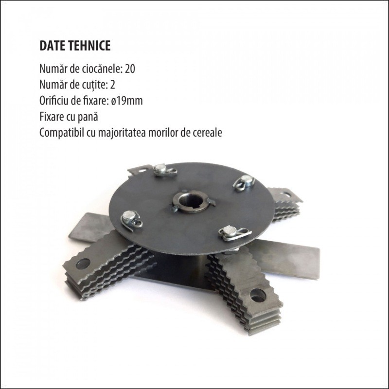 FC-K20A STERN Cutit cu 20 ciocanele pentru moara de cereale
