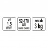 YT-74009 YATO Cablu de siguranta, lungime 1.5 m