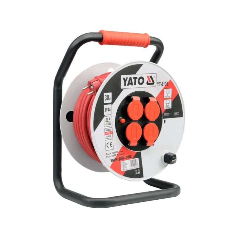 YT-8106 YATO Prelungitor electric pe tambur 30 m, 16A