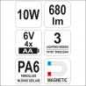 YT-81821 YATO Reflector LED cu baterii,10W, COB 680 lm
