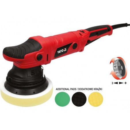 YATO﻿ Aparat de polisat cu excentric, putere 720W, disc 150mm