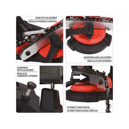YT-84990 YATO Suport de lucru pentru ascutit lantul de drujba 85W