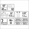 YT-84956 YATO Lant pentru drujbe 18",pasul de 3/8", grosimea de 1.3mm