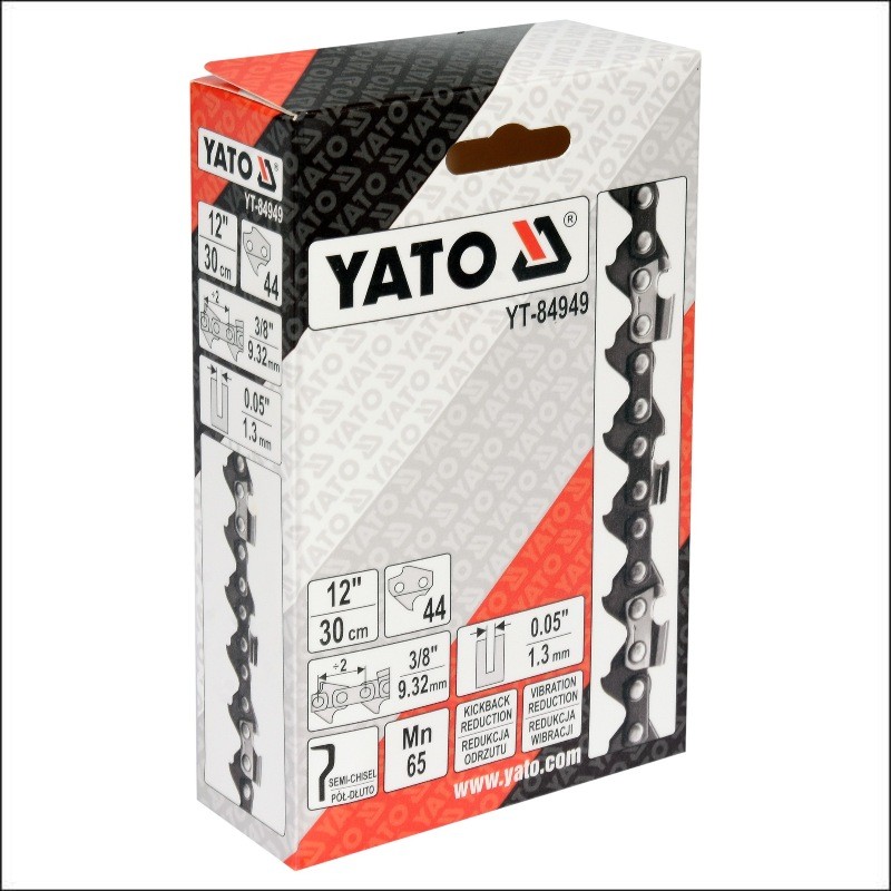 YT-84949 YATO Lant lungime 12",  3/8" si grosimea de 1.3 mm