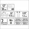 YT-84949 YATO Lant lungime 12",  3/8" si grosimea de 1.3 mm