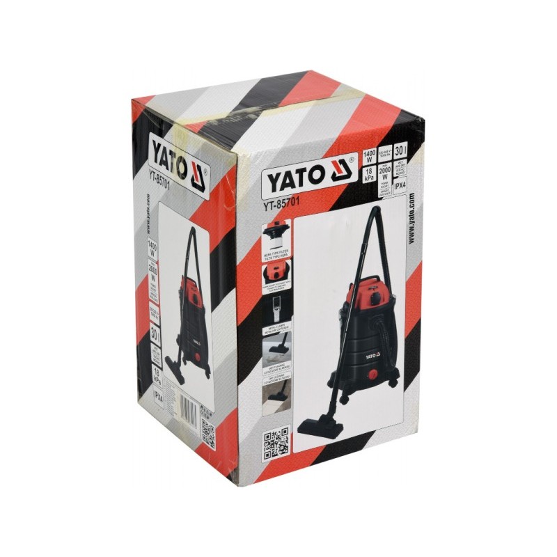 YT-85701 YATO Aspirator umed/uscat 1400W, capacitate 30L