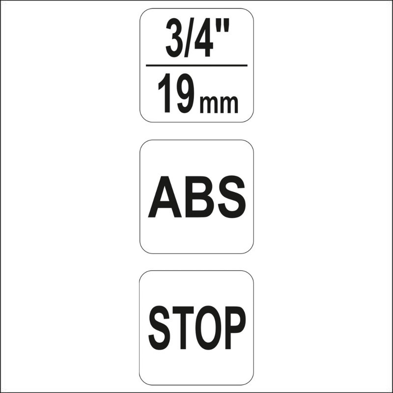 YT-99804 YATO Conector cu functie de oprire, diametru 3/4"