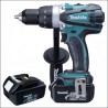 DDF458RFE MAKITABormasina 91 Nm, 2 acumulatori Li-ion LXT 18 V 3.0 Ah