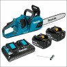 DUC355PT2 MAKITA Fierastrau,lant 35cm,2 acumulatori Li-ion 2x18V 5.0Ah