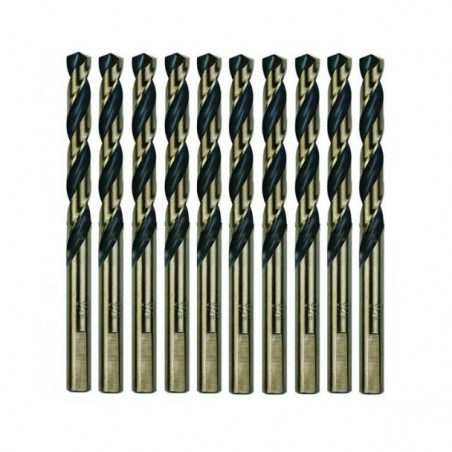 P-60763-10 MAKITA Set 10 burghie gaurit metal HSS-G M2, 6.5 x 101 mm