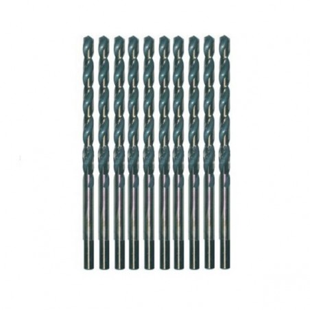 P-62804-10 MAKITA Set 10 burghie pentru metal HSS-Co 5%, 4X119 mm