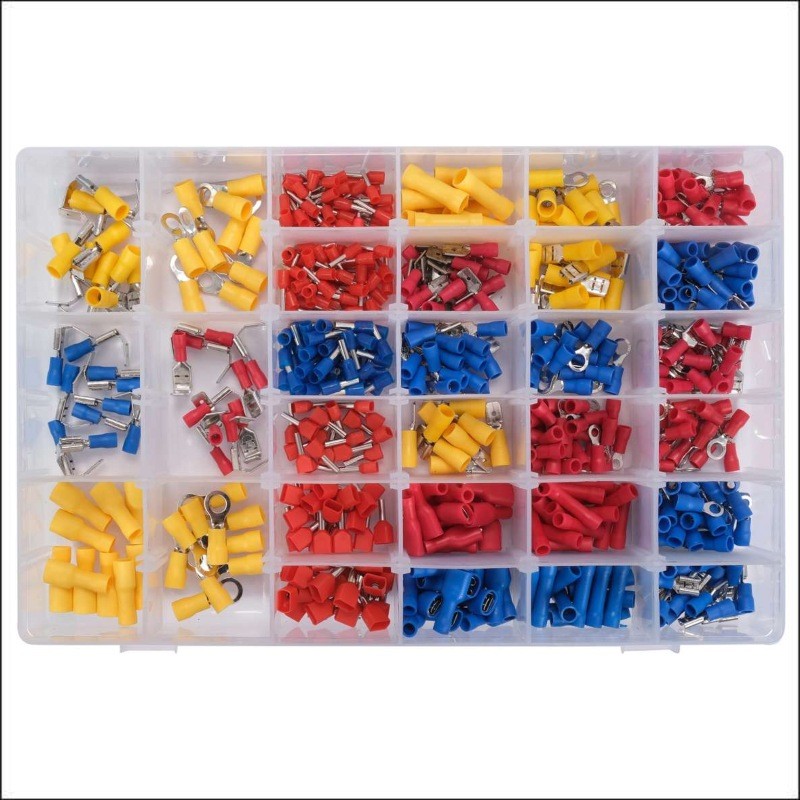 YT-068913 YATO Set 600 conectori din alama, pvc, cabluri electrice