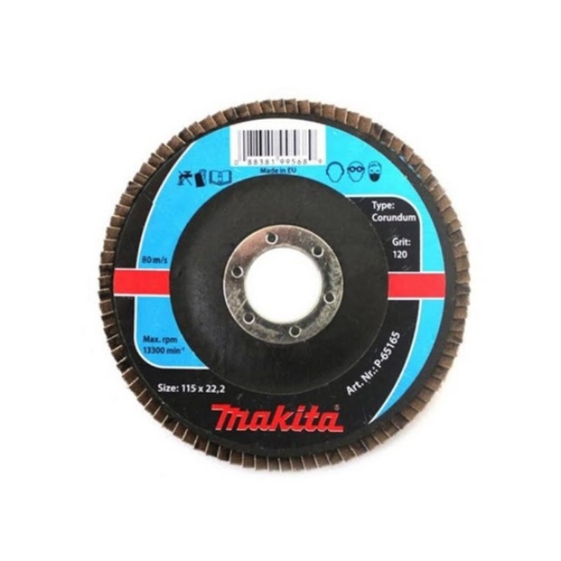 P-65202 MAKITA Disc de slefuire , granulatie A120, 125x22.23 mm