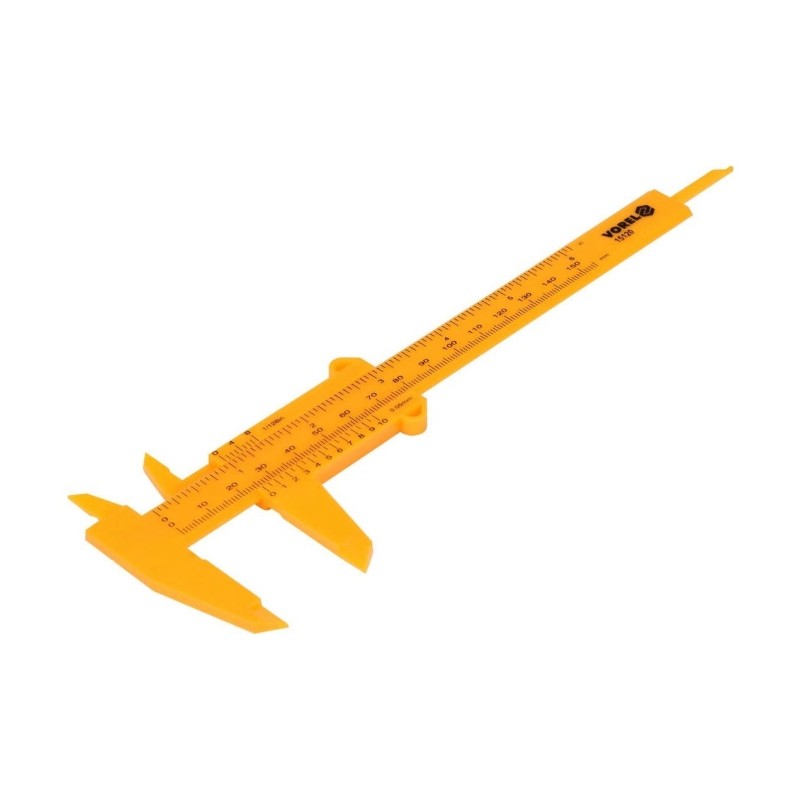 15120 VOREL Subler de plastic, lungime 150 mm
