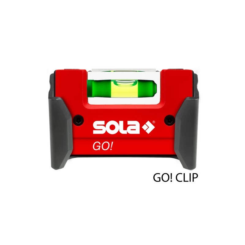 Nivela cu bula (boloboc) GO! Clip, cu clips curea - Sola-01620201