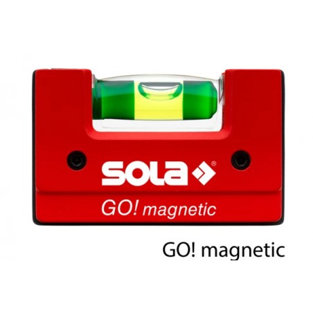 Nivela cu bula (boloboc) GO! magnetic - Sola-01621101