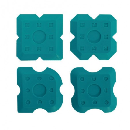 Kit aplicator din silicon, 4buc.