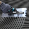 Gletiera dintata INOX 280x120mm, 8mm