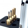 Set carote diamantate pt. gresie portelanata & piatra - diam. 6, 8, 10, 12 mm PREMIUM