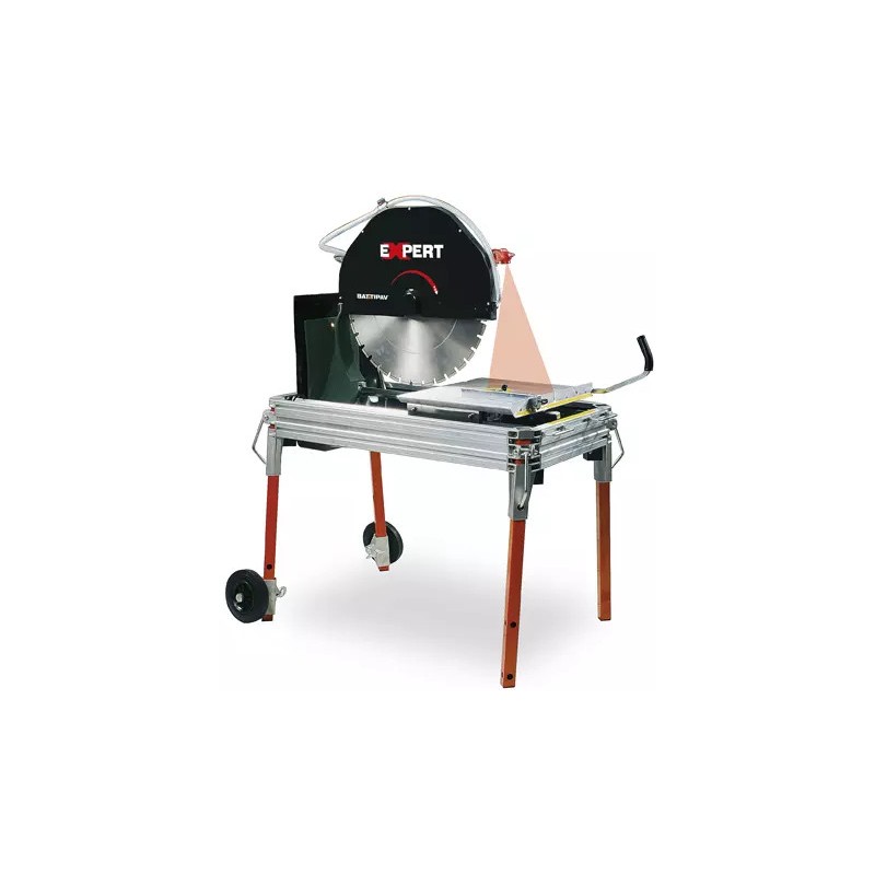 Masina de taiat materiale de constructii 75cm, 4.0kW, EXPERT 500S cu laser si roti