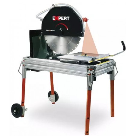 Masina de taiat materiale de constructii 75cm, 4.0kW, EXPERT 500S cu laser si roti