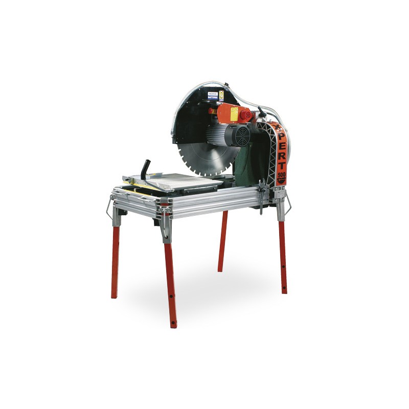 Masina de taiat materiale de constructii 75cm, 4.0kW, EXPERT 500S cu laser si roti