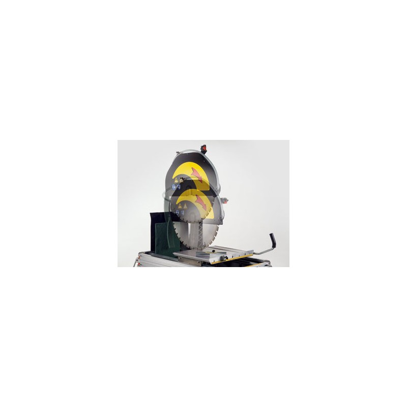Masina de taiat materiale de constructii 75cm, 4.0kW, EXPERT 500S cu laser si roti