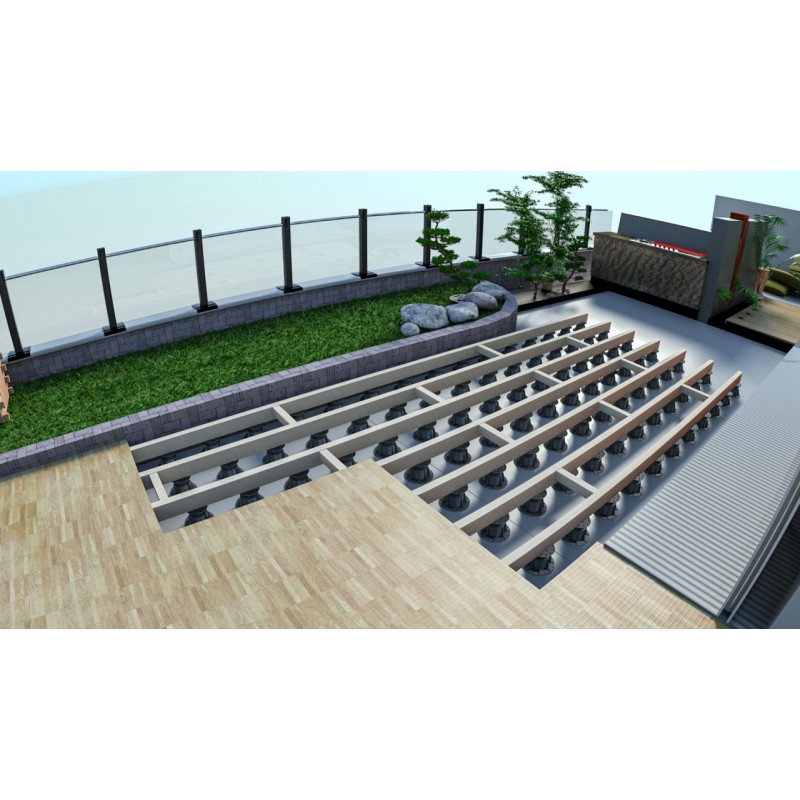 Prelungitor pentru Plot / Piedestal / Suport reglabil pentru gresie / pardoseli inaltate, adauga 225mm la inaltime