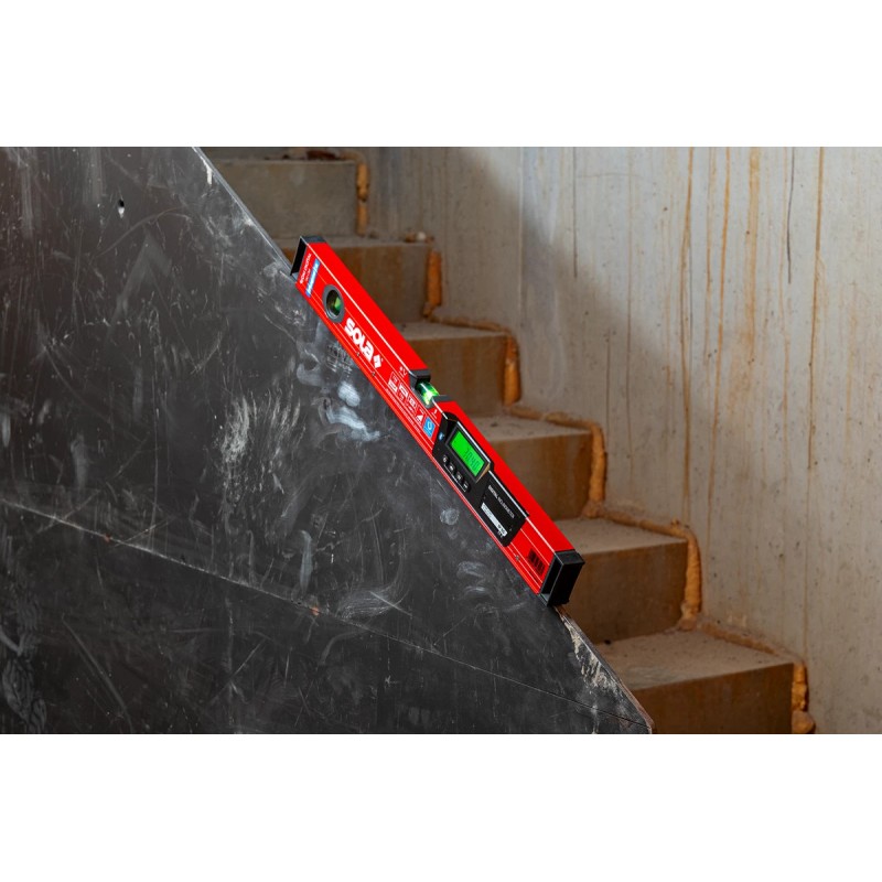 Nivelă digitala, magnetica cu bula ( Boloboc ) cu profil tubular REDM60, 60cm - Sola-01735801