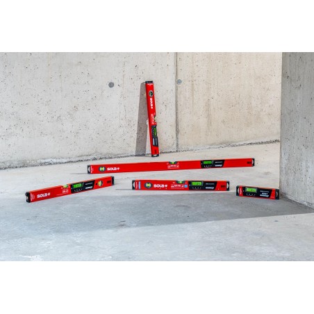 Nivelă digitala, magnetica cu bula ( Boloboc ) cu profil tubular REDM60, 60cm - Sola-01735801