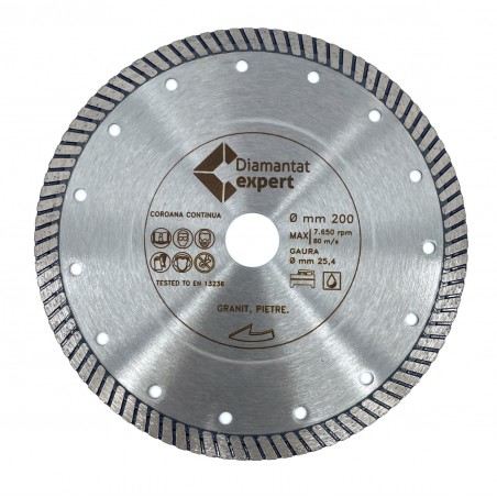 Disc DiamantatExpert pt. Piatra dura, Granit dur 200x25.4 (mm) Ultra Premium