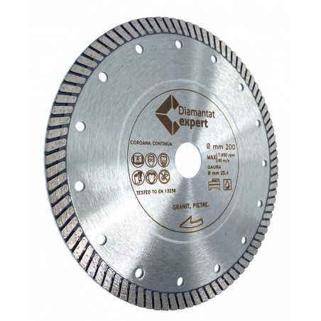 Disc DiamantatExpert pt. Piatra dura, Granit dur 200x25.4 (mm) Ultra Premium