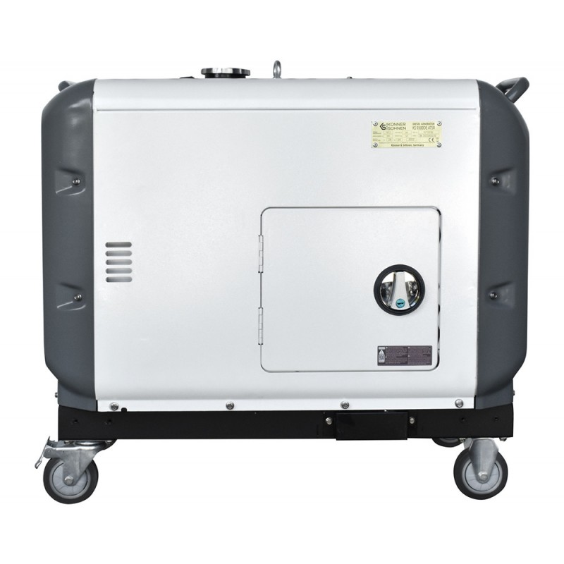 Generator de curent 7.5 kW diesel - Heavy Duty - insonorizat - Konner & Sohnen