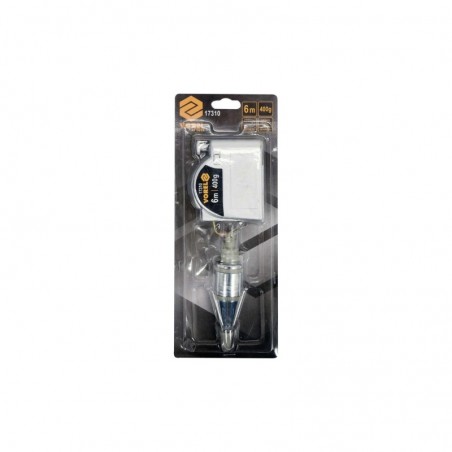 17310 VOREL  Fir cu plumb 400 g, magnetic, 6 m