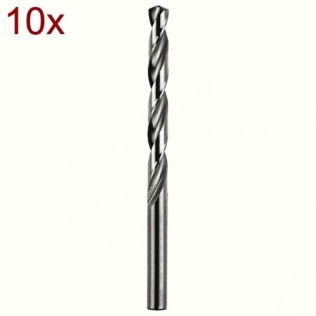 21921 STHOR Set 10 burghie pentru metal 3.2 mm, HSS DIN 338