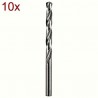 21921 STHOR Set 10 burghie pentru metal 3.2 mm, HSS DIN 338